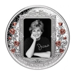Diana, the Peoples Princess - 5 Oz - stříbrná sběratelská mince