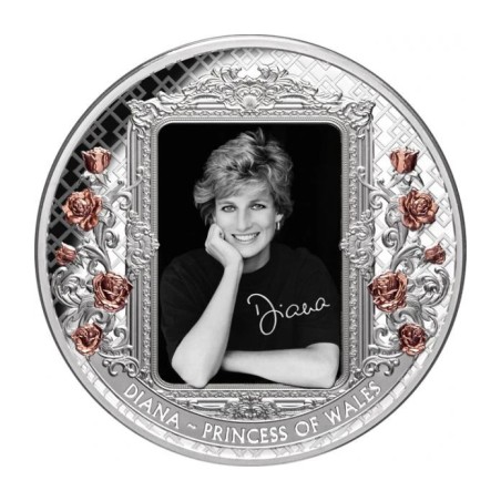 Diana, the Peoples Princess - 5 Oz - stříbrná sběratelská mince