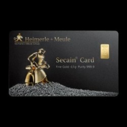 Heimmerle + Meule - 0,5g - zlatý investiční slitek