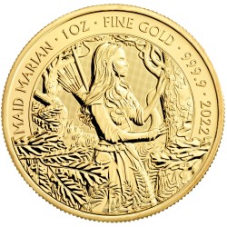 Mýty a legendy - Maid Marian - 1 Oz - zlatá sběratelská mince