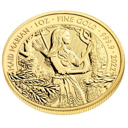 Mýty a legendy - Maid Marian - 1 Oz - zlatá sběratelská mince