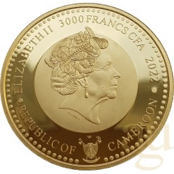 1 Oz - 2022 World Famous Dogs Bulldog -  zlatá mince