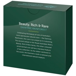 Beauty, Rich & Rare: Daintree Rainforest - 1 Oz - stříbrná sběratelská mince