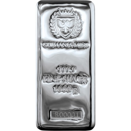 Mincovna Germania 1 kg - stříbrný slitek