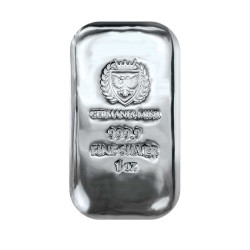 Mincovna Germania 20 x 1 Oz - stříbrný slitek