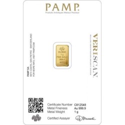 Pamp Fortuna 1g - Investiční zlatý slitek