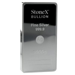 StoneX - 1000 g - stříbrný mincovní slitek