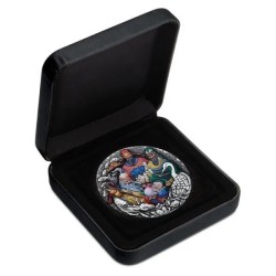Fu Lu Shou - 5 Oz - stříbrná sběratelská mince (dodání 23.6.2023)