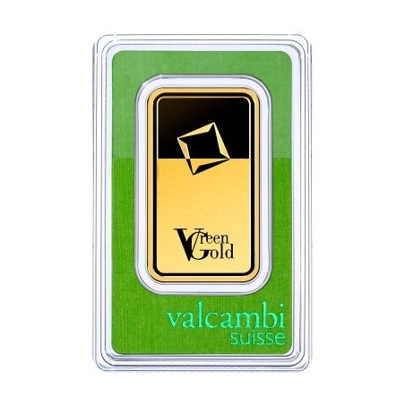 Valcambi Green Gold 100 g - investiční zlatý slitek