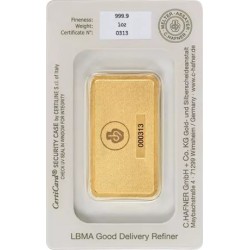 C. Hafner - 1 Oz - zlatý investiční slitek