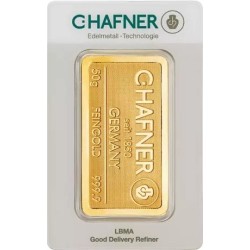 C. Hafner - 50 g - zlatý investiční slitek
