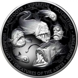 Creatures of the Deep - 5 Oz - srebrni kolekcionarski novčić
