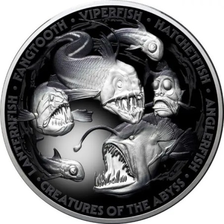 Creatures of the Deep - 5 Oz - srebrni kolekcionarski novčić