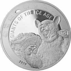 Giants of the Ice Age Series - 8 Oz - Srebrni kolekcionarski novčići