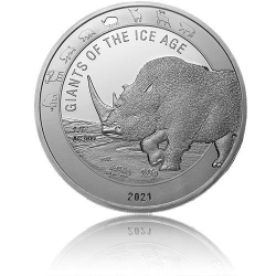 Giants of the Ice Age Series - 8 Oz - Srebrni kolekcionarski novčići