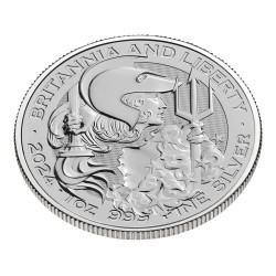Britannia and Liberty 2024 - 1 Oz - Srebrni investicijski novčić