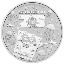 Spongebob SquarePants - 1 Oz - srebrni investicijski novčić