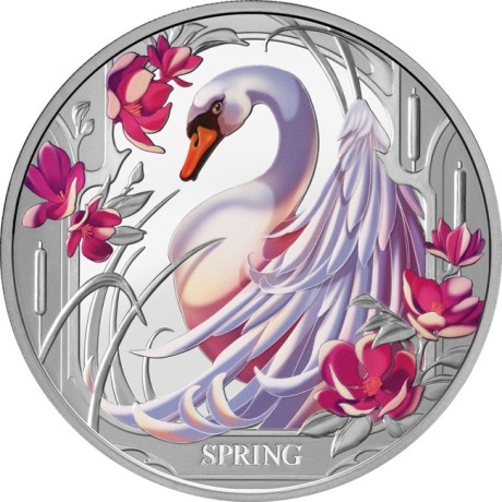 Labud - 1 oz - srebrni kolekcionarski novčić