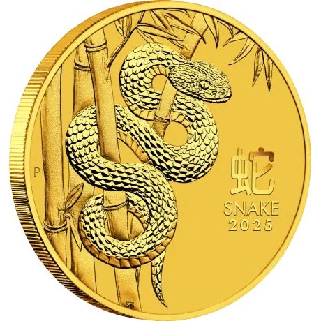 Lunarna zmija 2025 - 1/4 Oz - investicijski zlatnik