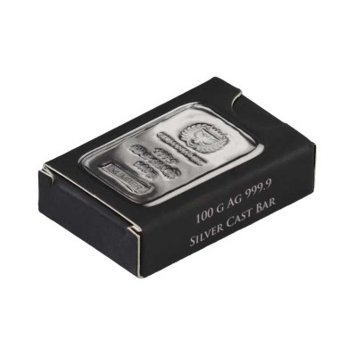 Germania Mint - 100g - srebrne investicijske poluge
