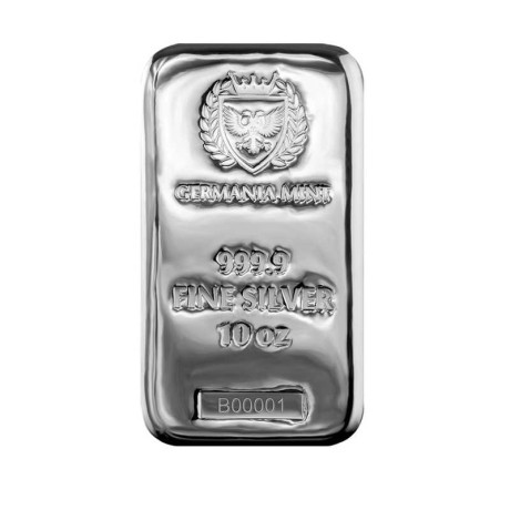Germania Mint - 10 Oz - srebrne investicijske poluge