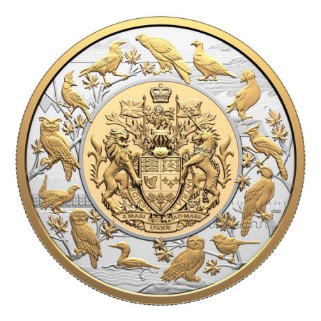 Heraldički krajolik - 5 oz - srebrni kolekcionarski novčić