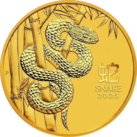 Lunarna zmija 2025. - 1/10 Oz - investicijski zlatnik