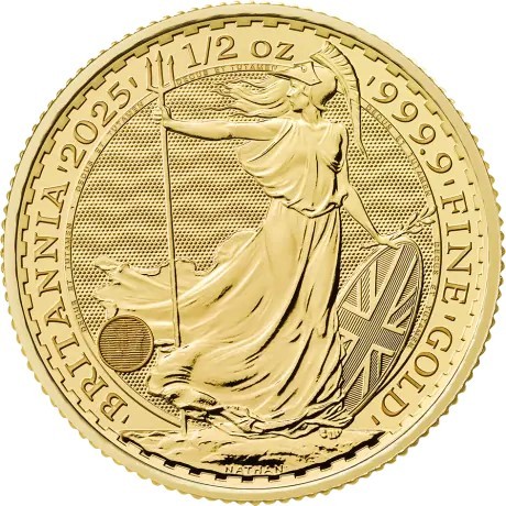 Britannia 2025 - 1/2 Oz - investicijski zlatnik