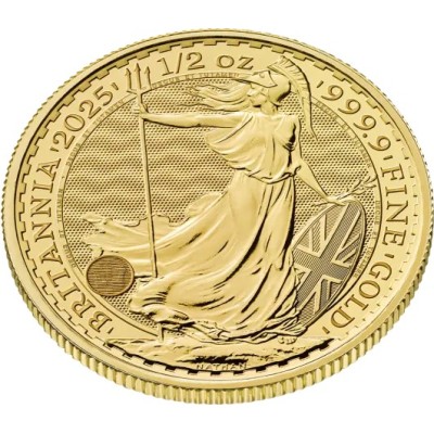Britannia 2025 - 1/2 Oz - investicijski zlatnik