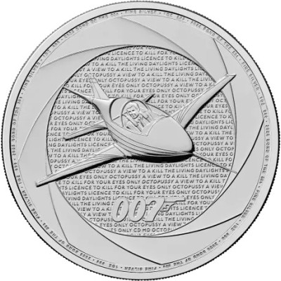Six Decades of 007 (80´s) - James Bond - 1 Oz - Srebrni investicijski novčić