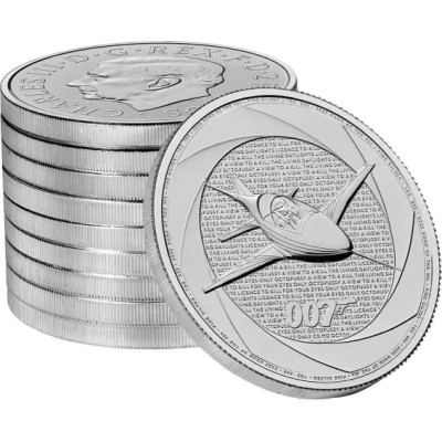 Six Decades of 007 (80´s) - James Bond - 1 Oz - Srebrni investicijski novčić