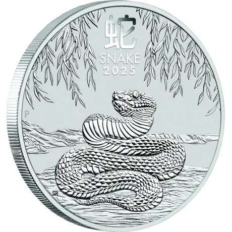 Lunarna zmija (2025.) - 1 Oz - srebrni investicijski novčić