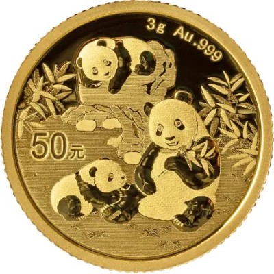Panda (2025) - 3 g - investicijski zlatnik