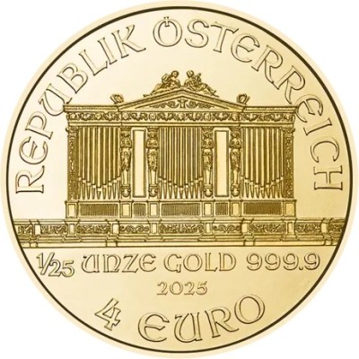 Wiener Philharmoniker (2025) - 1/25 Oz - investicijski zlatnik