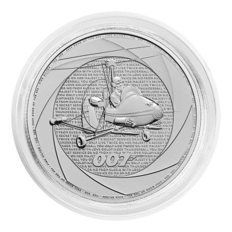 Six Decades of 007 (60´s) - James Bond - 1 Oz - srebrni investicijski novčić