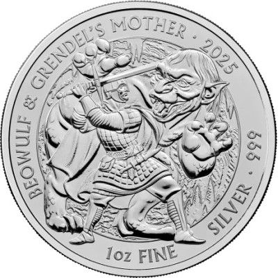 Mitovi i legende - Beowulf & Grendel´s Mother - 1 Oz - Srebrni investicijski novčić