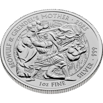 Mitovi i legende - Beowulf & Grendel´s Mother - 1 Oz - Srebrni investicijski novčić