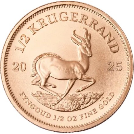 Krugerrand (2025) - 1/2 Oz - investicijski zlatnik (dostava 2.2.2025)