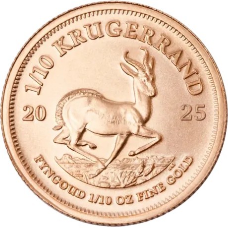 Krugerrand (2025) - 1/10 Oz - investicijski zlatnik (dotava 2.2.2025)