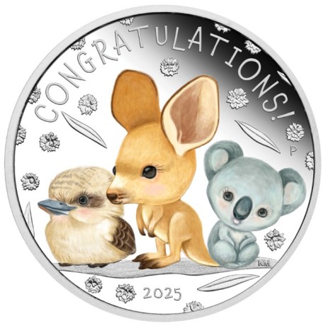 Rođenje djeteta (2024.) - 1/2 Oz - srebrni poklon kovanica