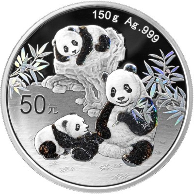 Panda (2025) - 150 g - srebrni kolekcionarski novčić
