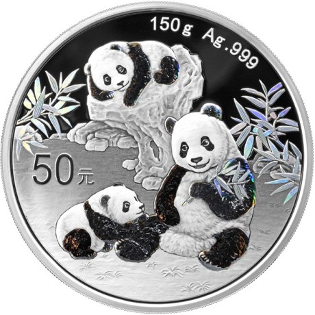Panda (2025) - 150 g - srebrni kolekcionarski novčić