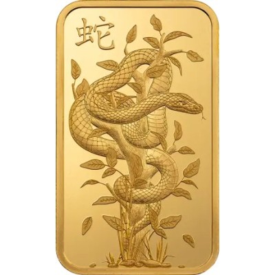 Pamp, Lunar Legend White Snake - 1 Oz - Zlatna investicijska poluga