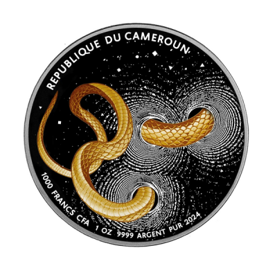 Herpeton Snake - 1 Oz - Srebrni kolekcionarski novčić