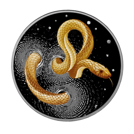 Herpeton Snake - 1 Oz - Srebrni kolekcionarski novčić