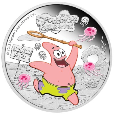 Patrick Star - 1 Oz - Kolekcionarski srebrni novčić
