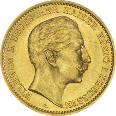 Njemačko Carstvo 20 maraka - 7,96 g - investicijski zlatnik