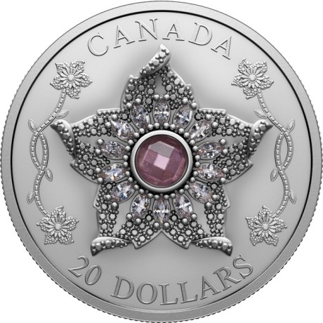 Williamson dijamantni broš - 1 oz - srebrni kolekcionarski novčić
