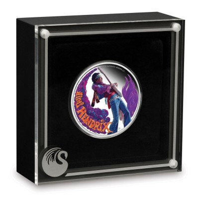 Jimi Hendrix - 1 oz - srebrni kolekcionarski novčić