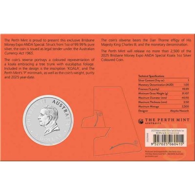 Koala (2025) - 1 oz - srebrni kolekcionarski novčić